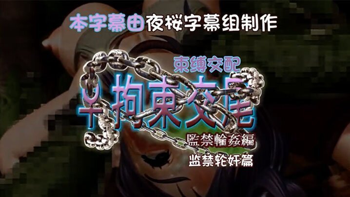  【中文字幕】拘束交尾_監禁輪姦編 